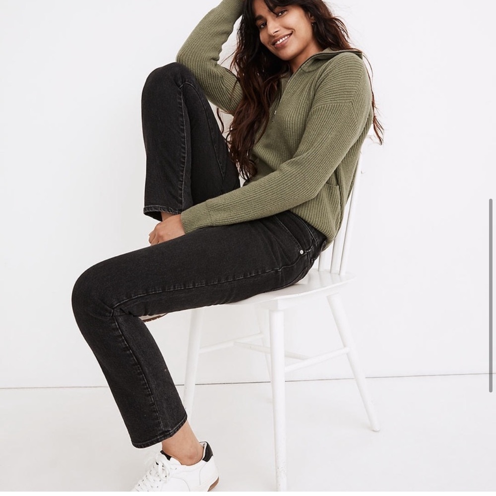 Madewell Tomboy Straight Jeans in Lunar Wash Size 33 NWT - Picture 5 of 15